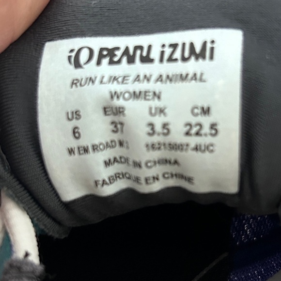 Pearl Izumi EM Road M3 Running Shoes Sneakers Purple Green Womens Size 6 Mesh - Picture 2 of 10